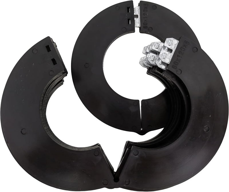 Vnshuler 8 x 60mm bucket pin shim for Excavator Skid Steer 5mm thickness detachable - Image 2